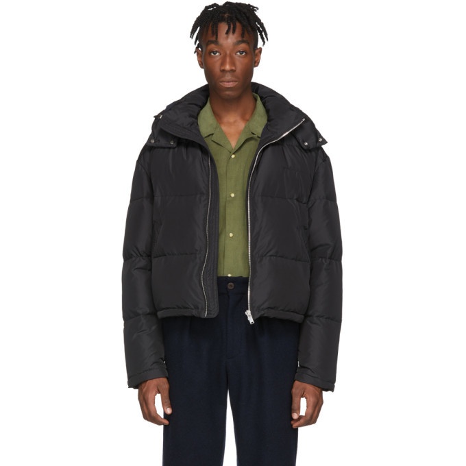 second layer 20aw puffer jacket black-