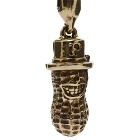 Peanuts & Co Men's Large Pendant Keychain in Brass