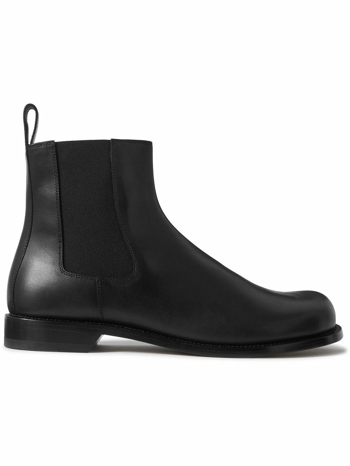Photo: LOEWE - Campo Leather Chelsea Boots - Black