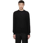 Prada Black and Grey Cashmere Sweater