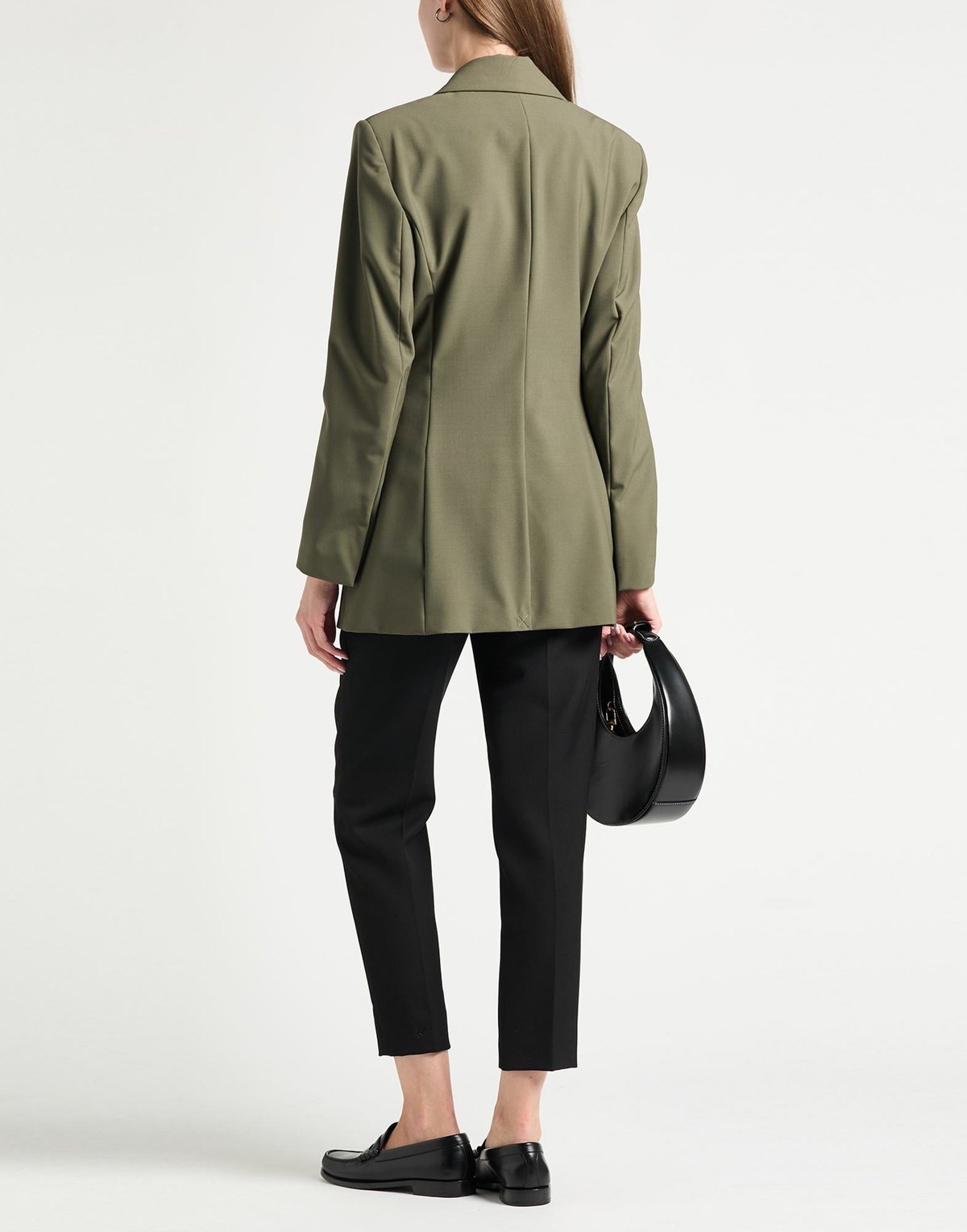 Maje Womens Blazer Military in Green