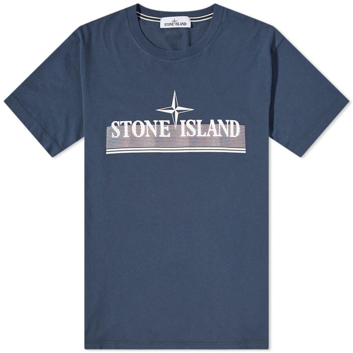 Photo: Stone Island Tricromia Print Tee