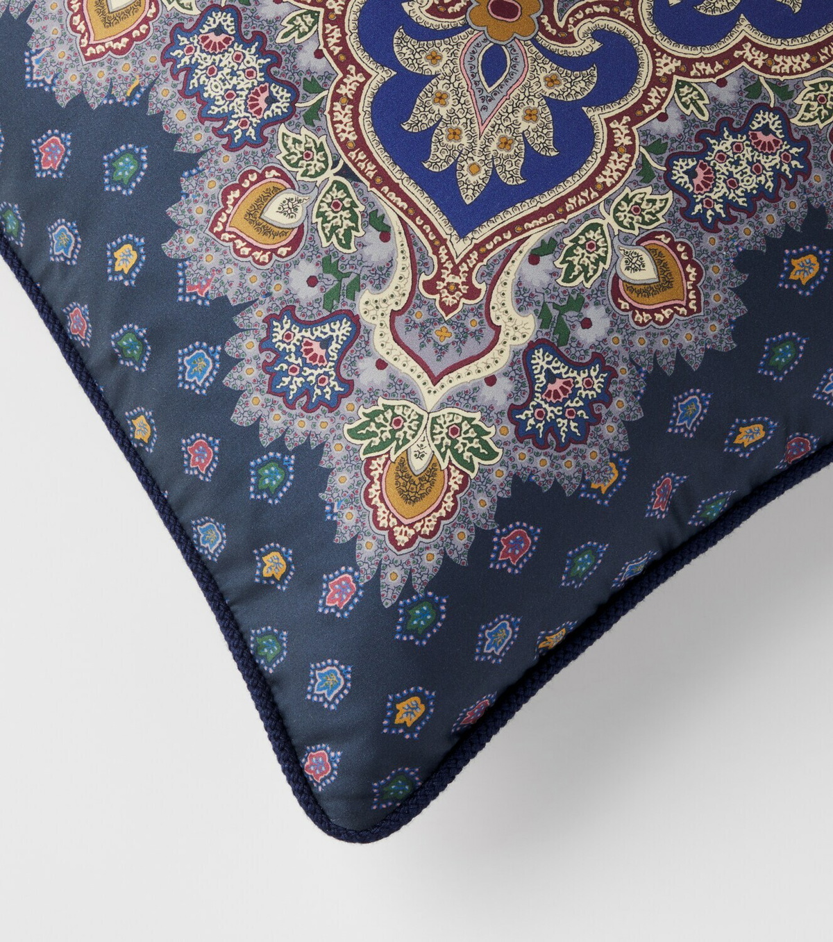 Etro Printed cotton cushion
