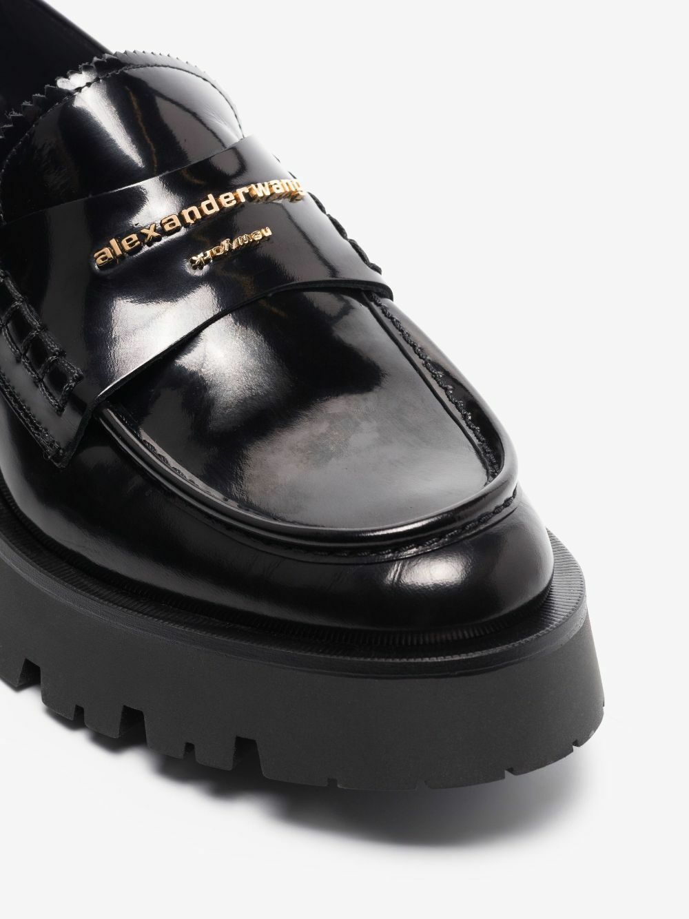 Alexander Wang Carter Lug-Sole Box Loafers