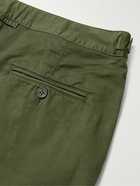 Orlebar Brown - Bulldog Cotton-Blend Twill Shorts - Green