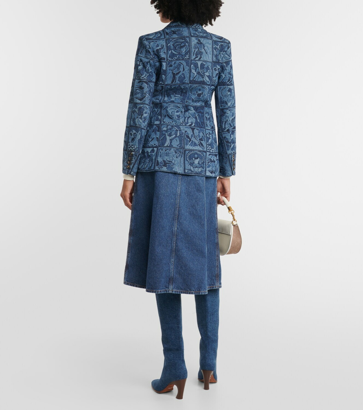 Chloé Lasercut denim blazer Chloe