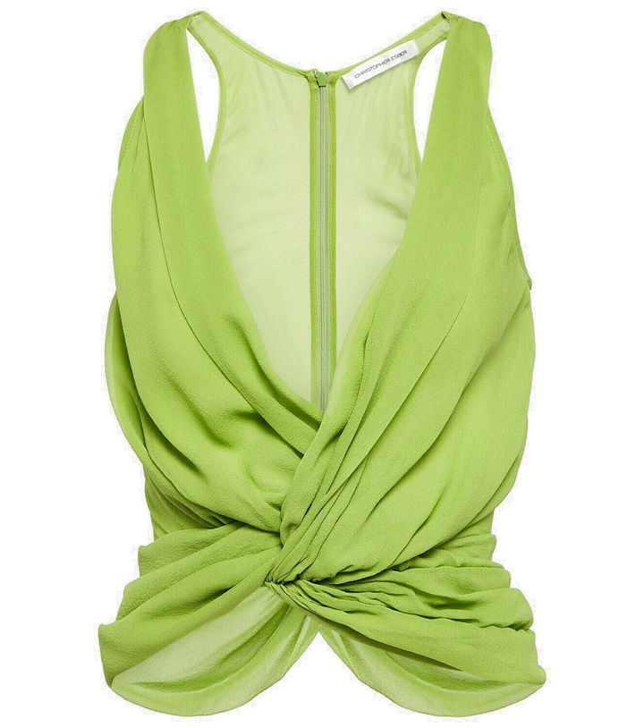 Photo: Christopher Esber Draped silk top