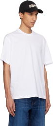 WOOYOUNGMI White Flower Back Logo T-shirt