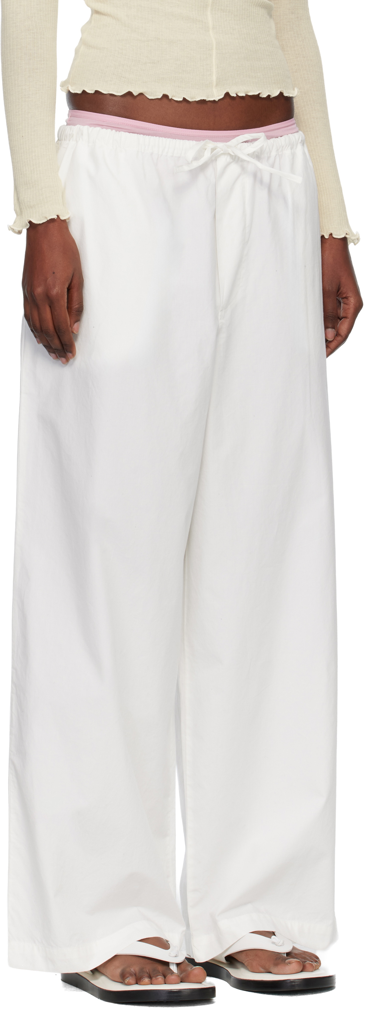 Baserange White Kolla Lounge Pants