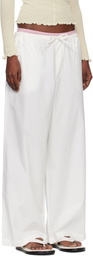 Baserange White Kolla Lounge Pants