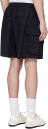 ABRA Black Mini Cargo Shorts