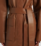 Joseph Okabe leather coat