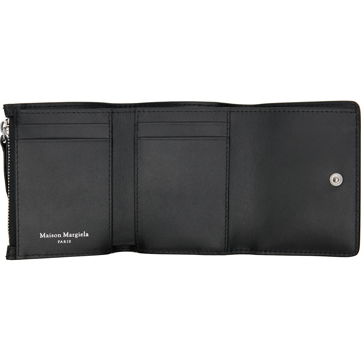 Maison Margiela Black Four Stitches Wallet
