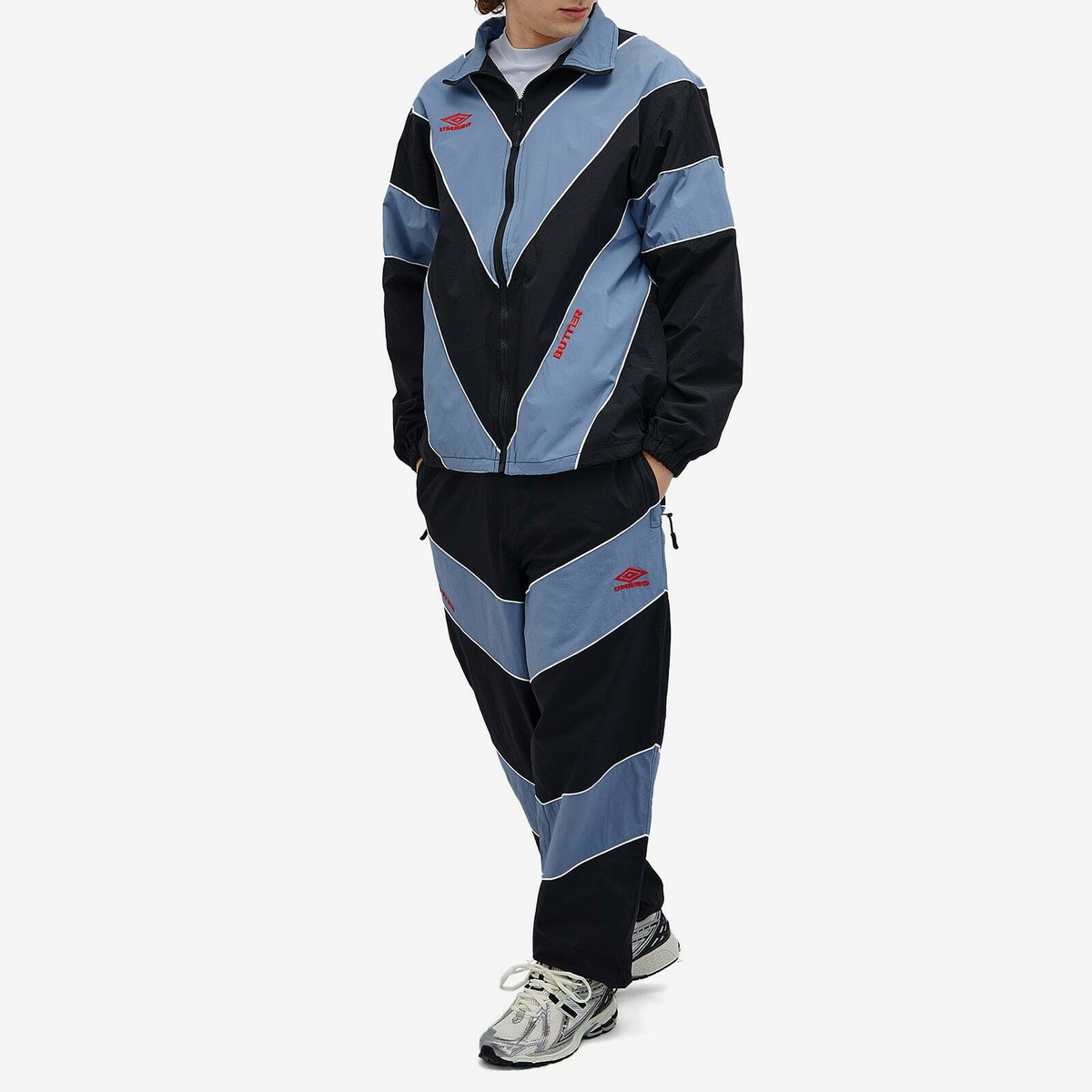 Butter Goods x Umbro Diamond Tracksuit Jacket 'Black/Slate