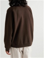 Pasadena Leisure Club - Logo-Print Cotton-Jersey Sweatshirt - Brown