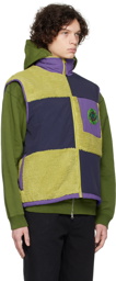 Brain Dead Green Paneled Field Vest