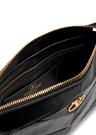Valentino Garavani Vlogo Panelled Leather Shoulder bag - Black - One Size