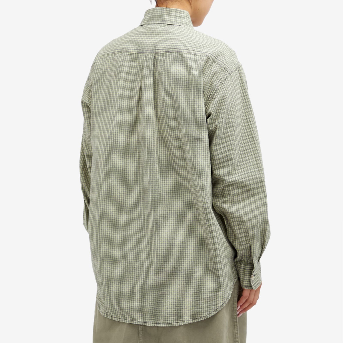 Gramicci Women's Checkered Stance Shirt in Sierra Check Mint