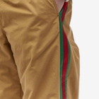 Gucci Men's Taped Track Pant in Beige
