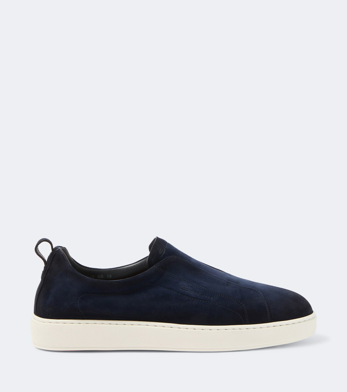 Santoni Suede slip-on sneakers