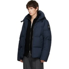 Canada Goose Navy 'Black Label' Crofton Puffer EnduraLuxe Down Jacket