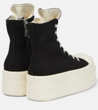 Rick Owens DRKSHDW denim high-top platform sneakers