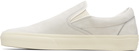 TOM FORD Gray Nubuck Jude Slip On Sneakers