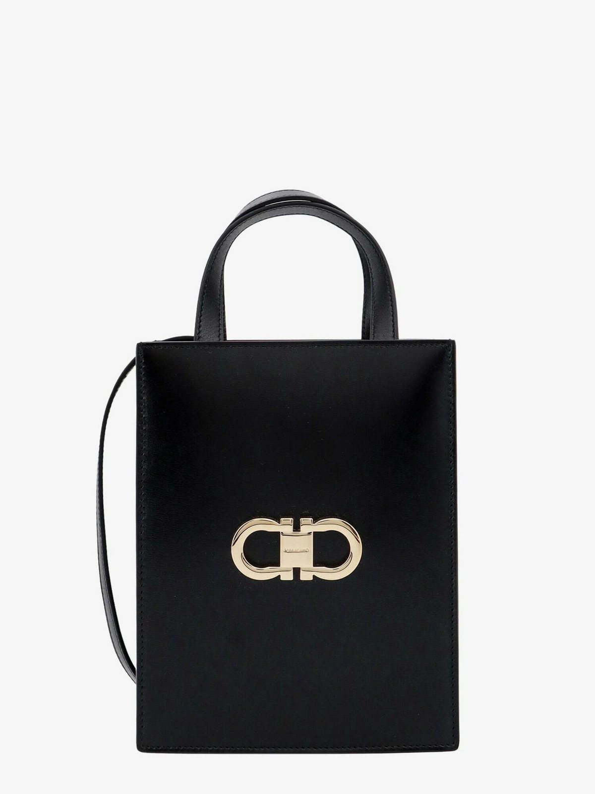 【SALVATORE FERRAGAMO】MINI TOTEBAG Ferragamo Mini Tote Bag Black Womens Salvatore Ferragamo