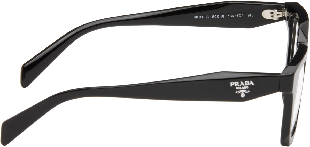 Prada Eyewear Black Square Glasses