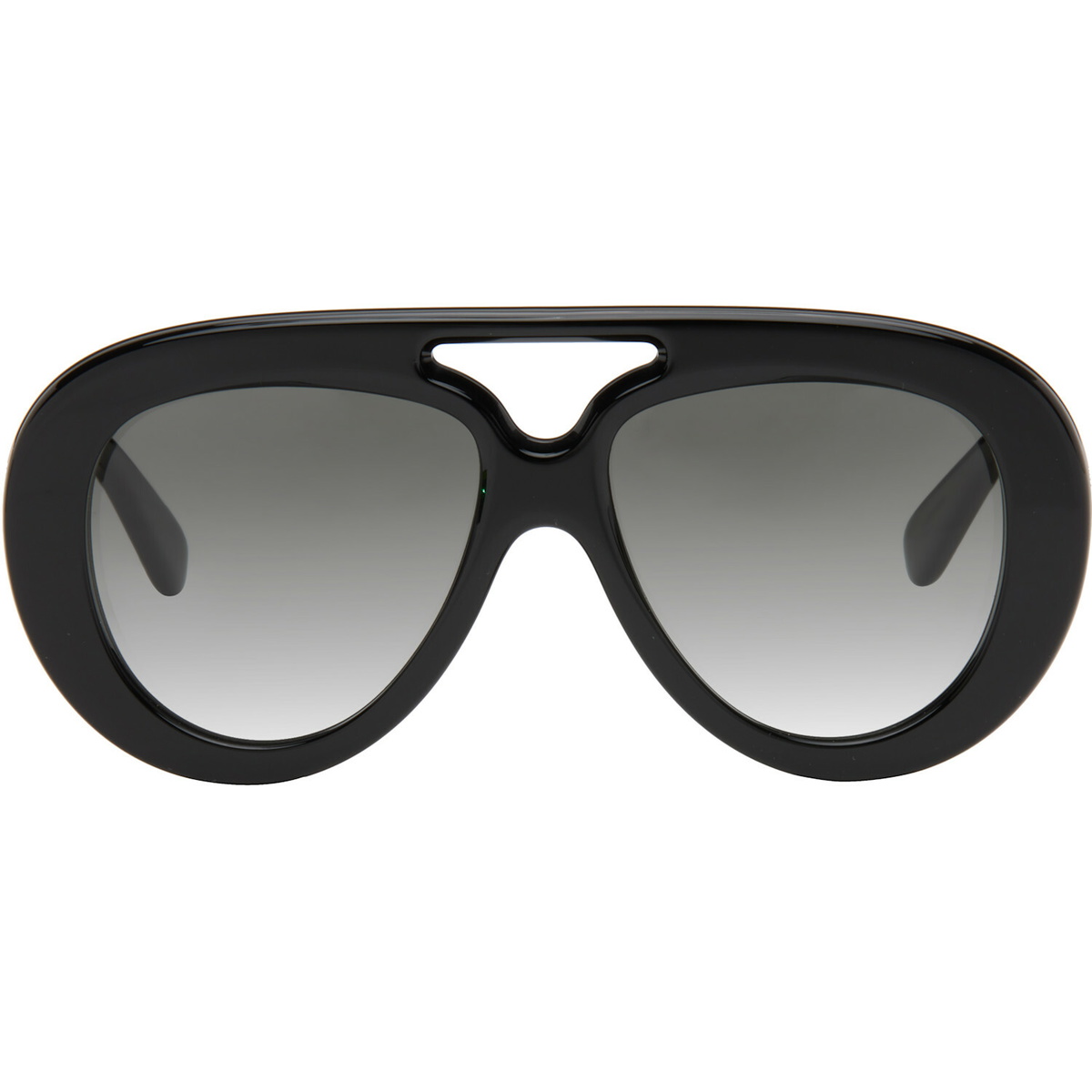 LOEWE Black Curvy Sunglasses