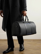 Serapian - Small Leather-Trimmed Logo-Embossed Coated-Canvas Holdall