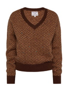 MC2 Saint Barth Woman Cropped Sweater With Argyle Pattern