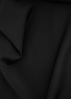 Huishan Zhang Vicky Tailored Wool Midi Skirt Black