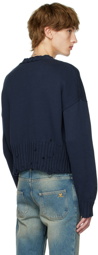 Marni Blue Cotton Sweater