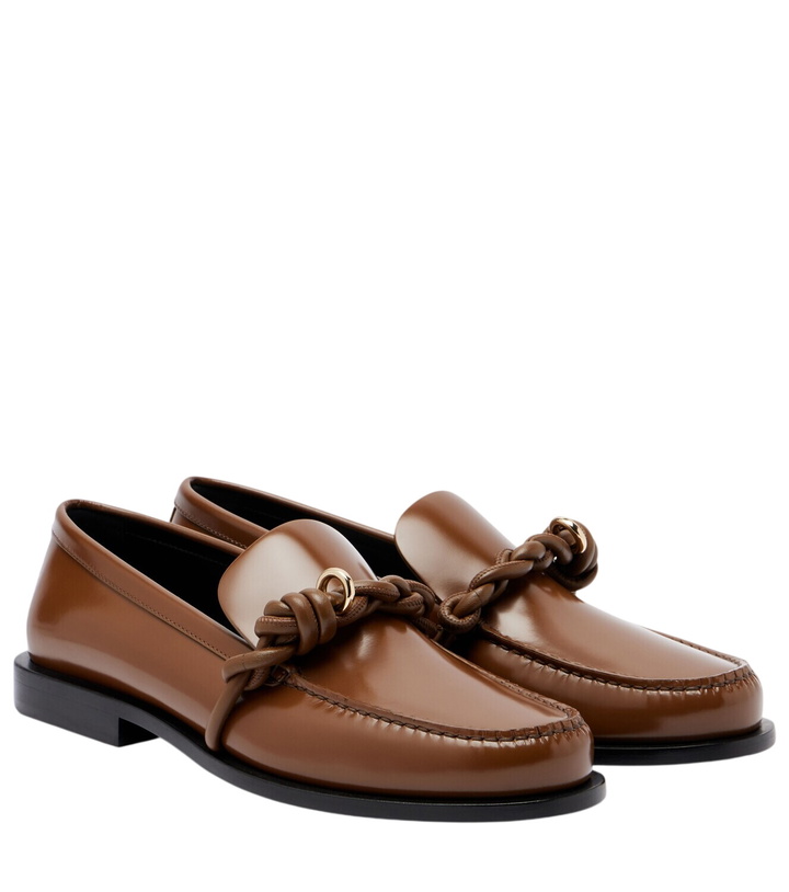 Photo: Jil Sander Tangle leather loafers