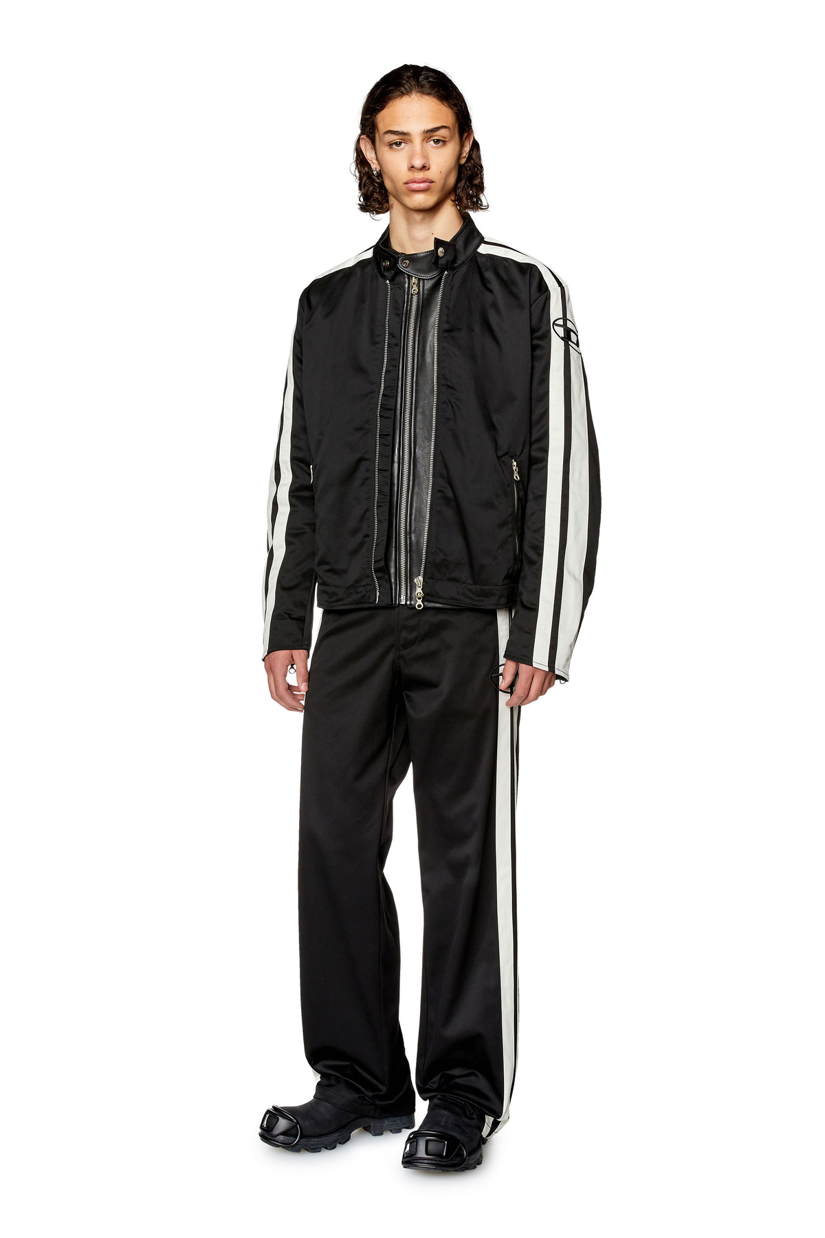 【PARTIMENTO】 LIGHT COTTON BIKER JACKET /追跡付 PARTIMENTO】 LIGHT COTTON BIKER JACKET /追跡付 (PARTIMENTO