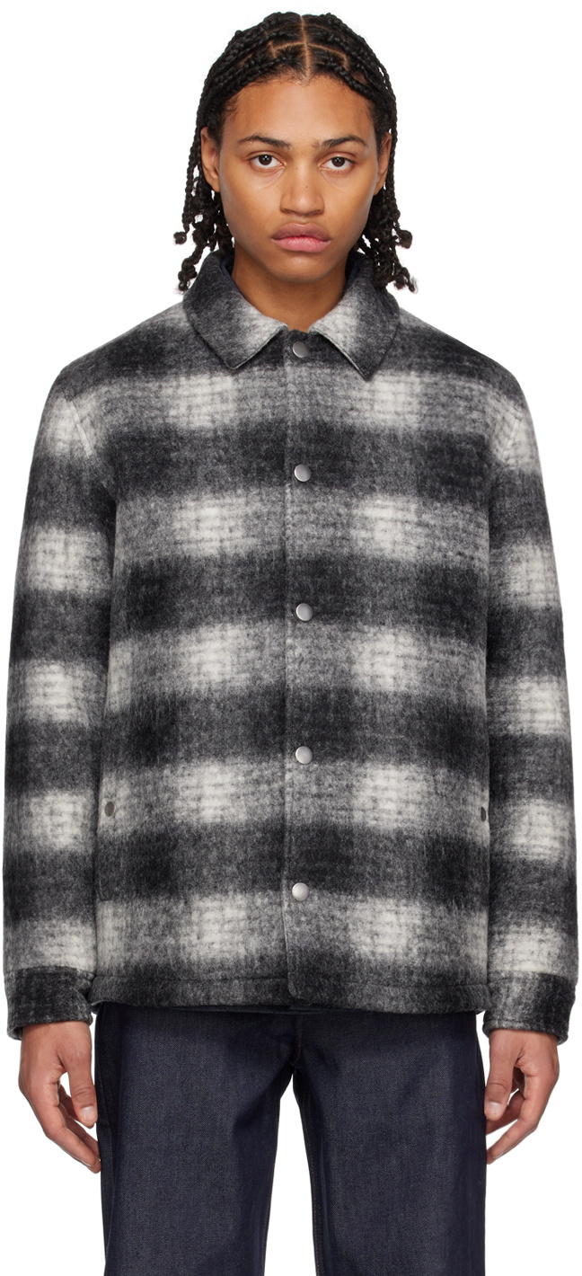 ジャケット・アウター a.p.c archive wool zip blouson ジャケット・アウター a.p.c archive wool zip blouson A.P.C.