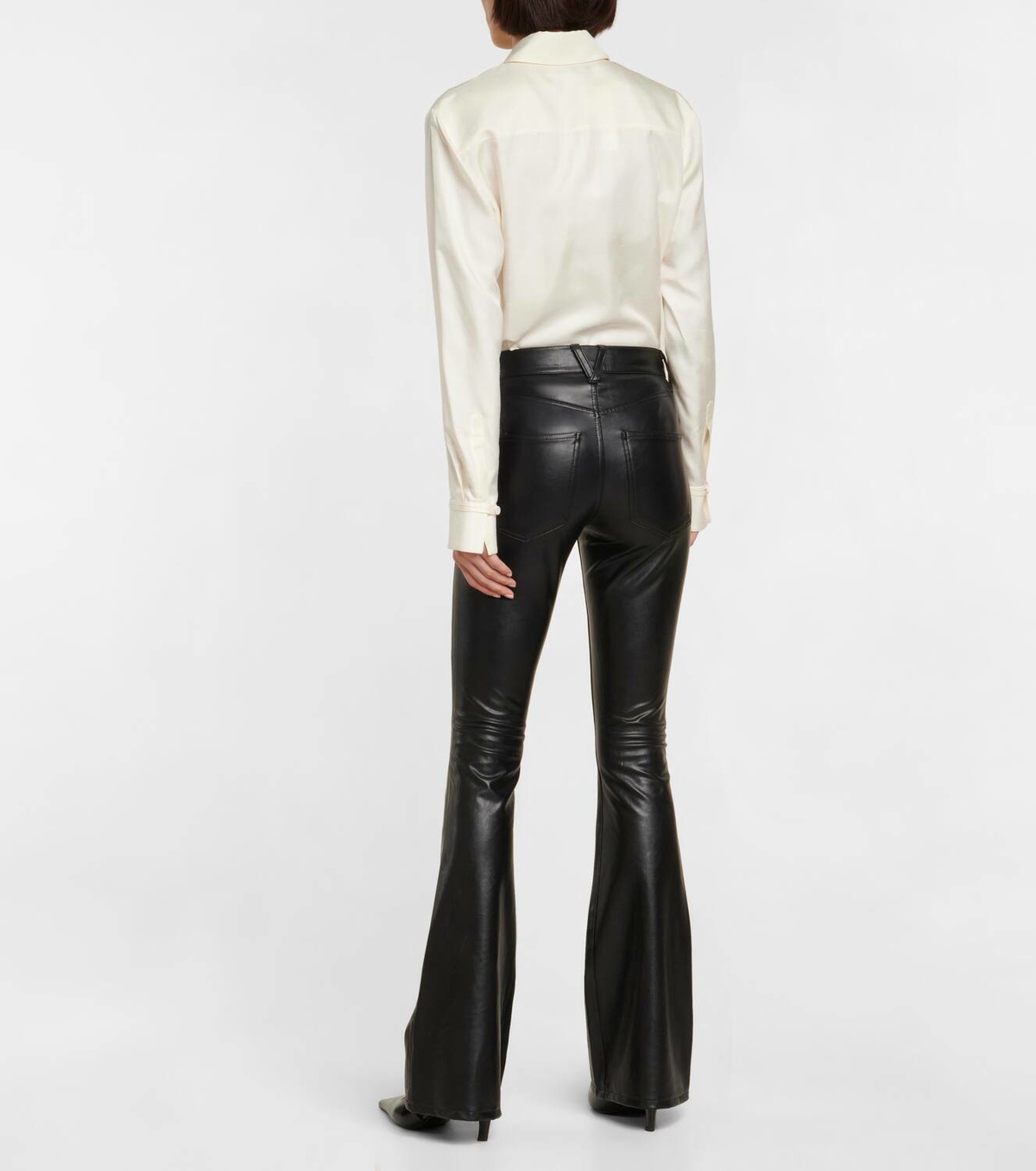 Veronica Beard New Brown Mock Croc Faux Leather Pants XXS