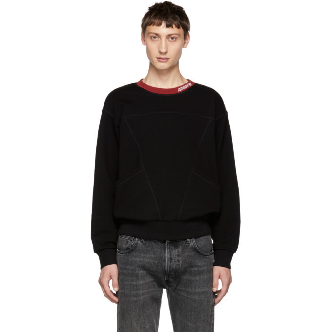 Photo: Givenchy Black Contrast Logo Sweatshirt