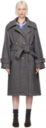 Caro Editions Gray Coco Coat