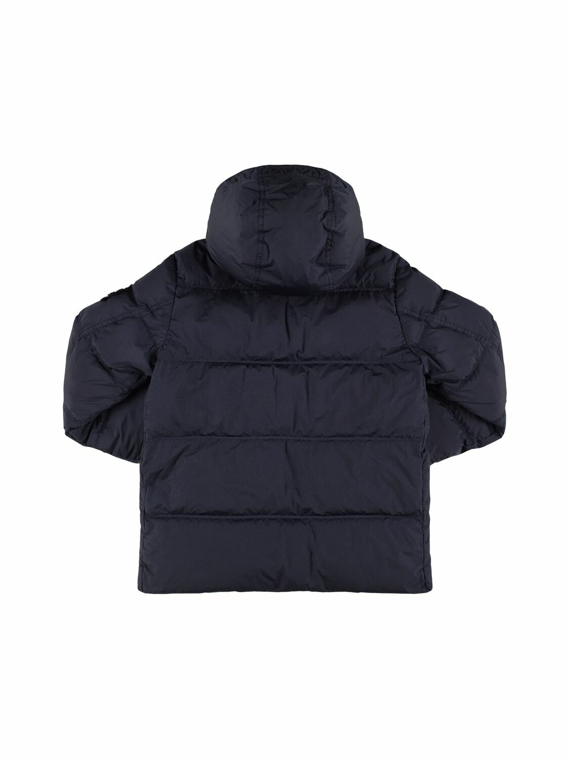 STONE  JUNIOR フードジャケット STONE ISLAND JUNIOR Hooded Nylon Down Jacket Stone Island Junior