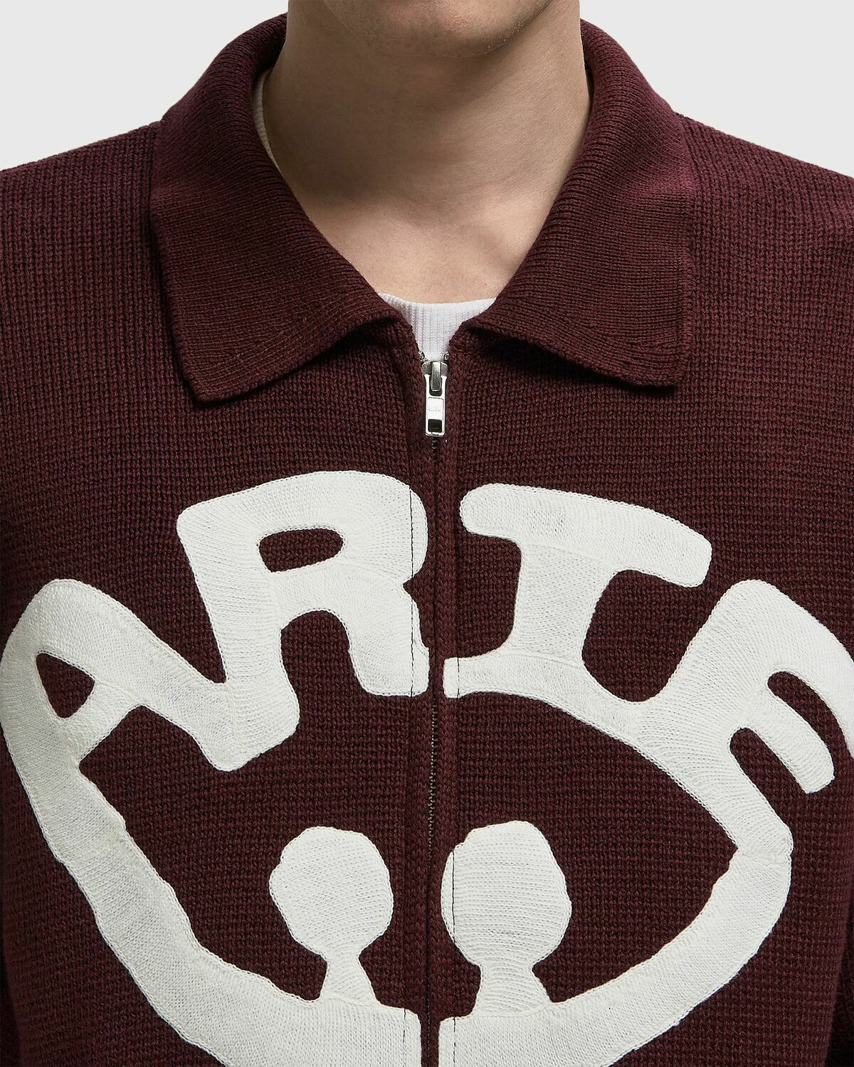 Arte Antwerp All Together Cardigan Red Mens Pullover