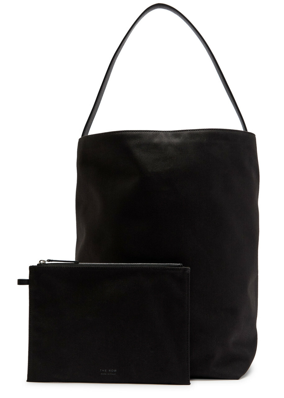 The Row Park Large Canvas Tote - Black - One Size