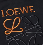 Loewe - Ken Price L.A. Series Slim-Fit Printed Fleece-Back Cotton-Jersey Hoodie - Black