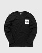 The North Face L/S Fine Tee Black - Mens - Longsleeves