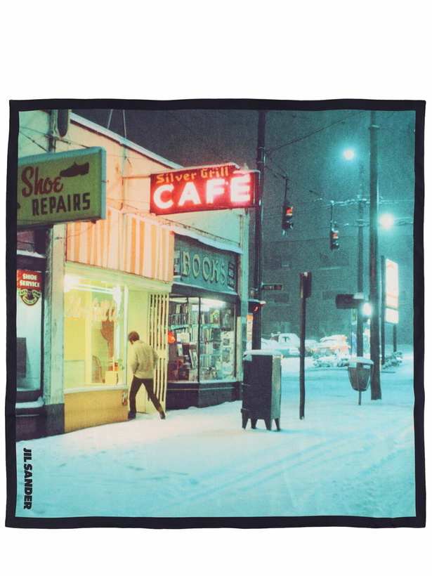 Photo: JIL SANDER Double Printed Scarf