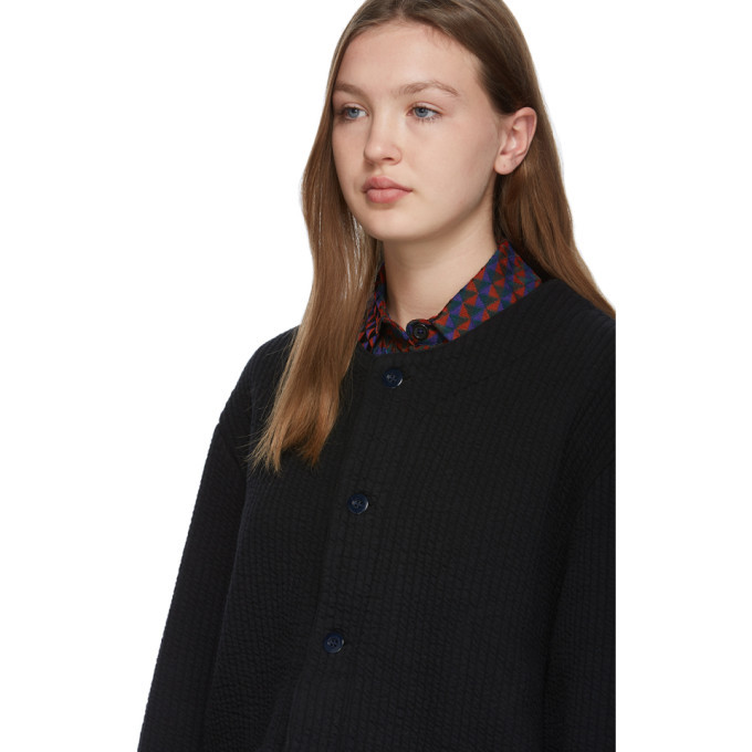 Chimala Black Quilted Cardigan