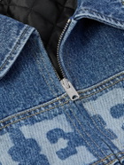 Cherry Los Angeles - Logo-Print Denim Blouson Jacket - Blue
