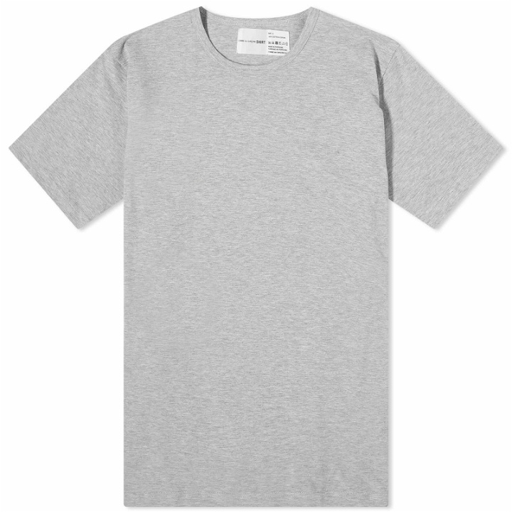 Photo: Comme des Garçons SHIRT Men's x Sunspel T-Shirt in Grey