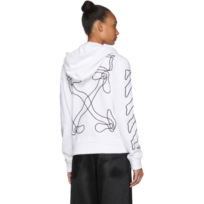 Off white best sale abstract hoodie